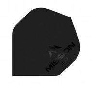 Mission Letky Logo 150 - Black F1858 - Letky na šipky