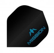 Mission Letky Logo - Black/Blue F2503 - Dart Flights