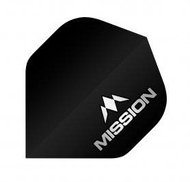 Mission Letky Logo - Black/Grey F2506 - Dart Flights