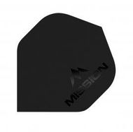 Mission Letky Logo - Matt Black F1949 - Letky na šipky