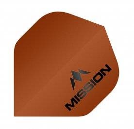 Mission Squadrons Logo - Matt Orange F1961 - Dart Flights - Main image