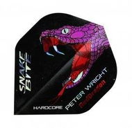 Red Dragon Letky Peter Wright Snakebite Hardcore Holographic RF6160 - Letky na šipky