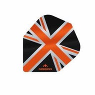 Mission Squadrons Alliance Union Jack No6 - Black / Orange F3100 - Dart Flights