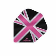 Mission Squadrons Alliance Union Jack No6 - Black / Pink F3102 - Dart Flights
