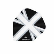 Mission Squadrons Alliance Union Jack No6 - Black / White F3104 - Dart Flights