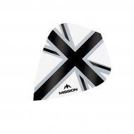 Mission Squadrons Alliance-X Union Jack - White / Black F3118 - Dart Flights