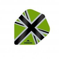 Mission Squadrons Alliance-X Union Jack No6 - Green / Black F3121 - Dart Flights