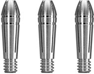 Mission Handles Titan Fox - spare tops - silver - Dart Shafts
