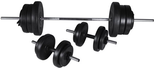 SHUMEE Vzpěračská činka + sada 2 činek 60,5 kg - Dumbell - Main image