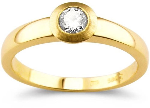 DIAMOND SPOT Ring 500366Y Au585/1000 2.93g - Ring - Main image