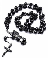 Ewena Traditional Christian Rosary - black - Necklace