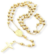 Ewena Traditional Christian Rosary - gold - Necklace