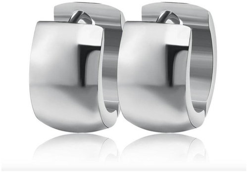 Ewena Earrings rings made of surgical steel 16 mm - Earrings - Main image