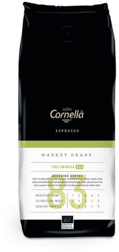 Cornella Cofés Espresso 83 Eco Market Grade 1kg - Coffee - Main image