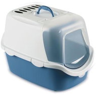 Stefanplast Cathy Easy Clean 56 × 40 × 40 cm, blue-white - Cat Litter Box