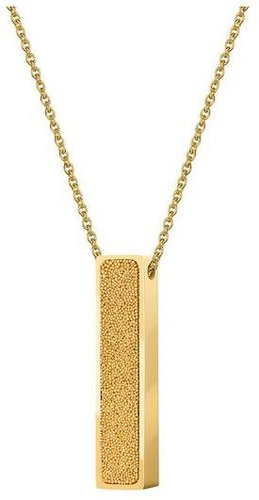 Scento Parfémový náhrdelník ve tvaru obdélníku (Pozlacený 18 ct.) - Necklace - Main image