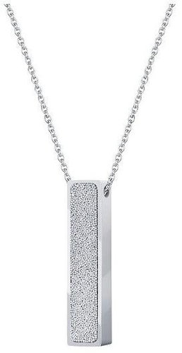 Scento Parfémový náhrdelník ve tvaru obdélníku (Stříbrný) - Necklace - Main image