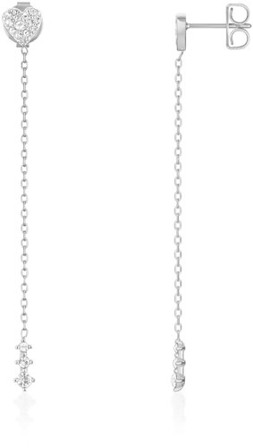 Rosefield JEHLS-J1321, rhodium plated - Earrings - Main image