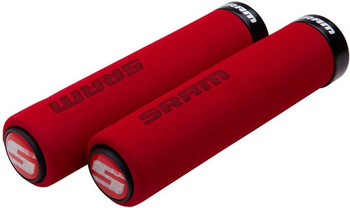 Sram Locking grip Red with Black Clamp - Grips - Main image