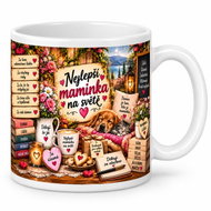 Srdcem Darované Hrnek pro maminku – Nejlepší maminka na světě – 300 ml - Mug