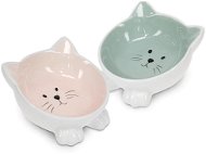 Sortland Sada 2 misek pro kočky z keramiky - Cat Bowl