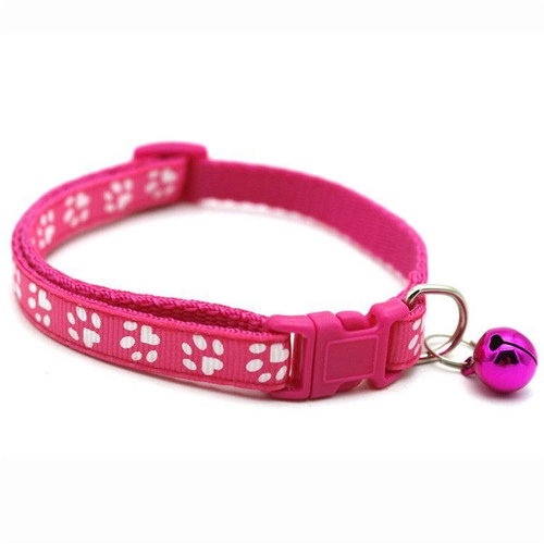 Surtep Dog collar Paw 1x19-32cm colour Light red - Dog Collar - Main image