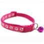 Dog Collar Surtep Dog collar Paw 1x19-32cm colour Light red - Obojek pro psy