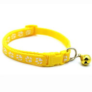 Surtep Dog collar Paw 1x19-32cm colour Yellow - Dog Collar