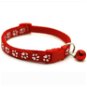 Surtep Dog collar Paw 1x19-32cm colour Red - Dog Collar