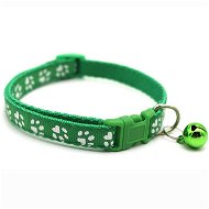Dog Collar Surtep Dog collar Paw 1x19-32cm colour Dark green - Obojek pro psy