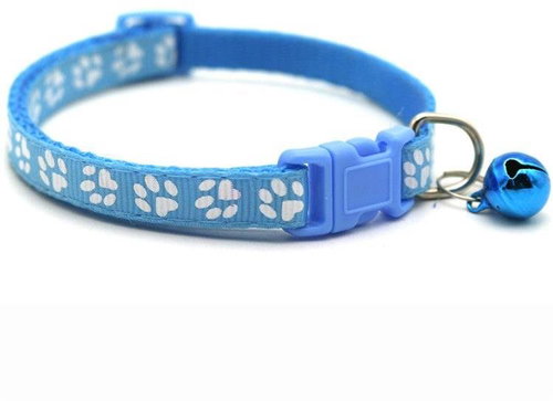 Surtep Dog collar Paw 1x19-32cm colour Light blue - Dog Collar - Main image