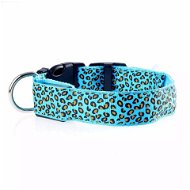 Surtep LED Collar for dog Leopard /Blue size. XS - Dog Collar