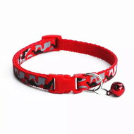 Surtep Collar for dog Camuflage 1,5×25-40cm colour Red - Dog Collar