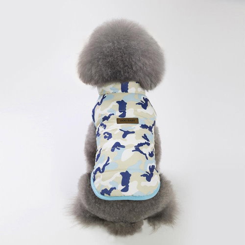 Surtep Coat for dog - Blue camouflage size. XL - Dog Clothes - Main image