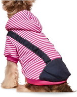Surtep Striped winter sweatshirt for dog Pink size. L - Dog Clothes