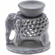 Sortland Indická mastková aromalampa - stojící slon - Aroma Lamp