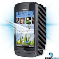 ScreenShield pro Nokia C5-03 na displej telefonu + Carbon skin černý - Ochranná fólie