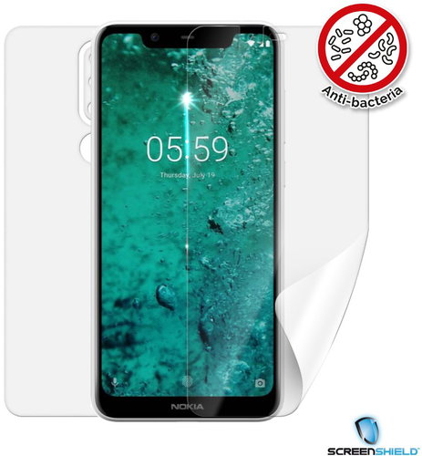 Screenshield Anti-Bacteria NOKIA 5.1 Plus, Full Body Protector - Film Screen Protector - Main image