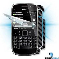 ScreenShield pro Nokia E6-00 na displej telefonu + Carbon skin černý - Ochranná fólie