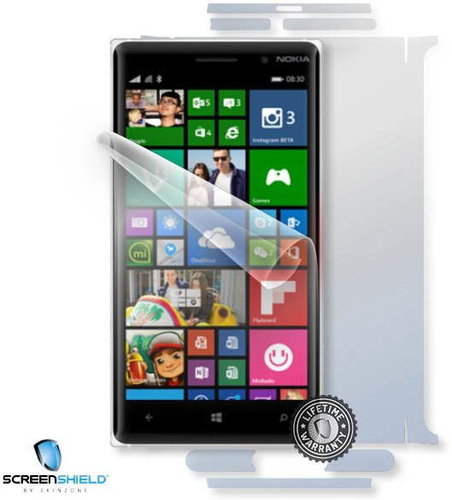 ScreenShield for the Nokia Lumia 830 on the whole body of the phone - Film Screen Protector - Main image