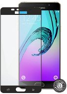 Screenshield for SAMSUNG A510 Galaxy A5 (2016) Tempered Glass protection (full COVER BLACK metallic frame) - Glass Screen Protector