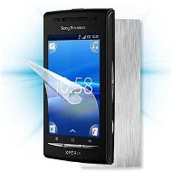 ScreenShield pro Sony Ericsson Xperia X8 na displej telefonu + Carbon skin stříbrný - Ochranná fólie