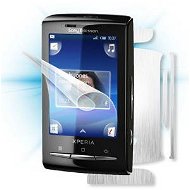 ScreenShield pro Sony Ericsson Xperia Mini na displej telefonu + Carbon skin stříbrný - Ochranná fólie