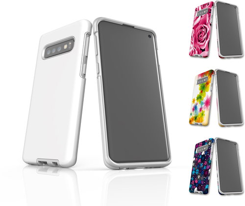 Skinzone Custom Style Tough Cover for SAMSUNG Galaxy S10 - MyStyle Protective Case - Main image