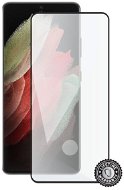 Screenshield SAMSUNG Galaxy S21 Ultra (full COVER black) - Üvegfólia