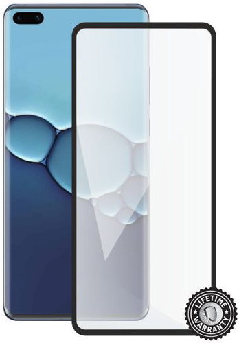 Screenshield HUAWEI P40 (full COVER, Black) - Glass Screen Protector - Main image