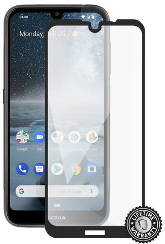 Screenshield NOKIA 4.2 (2019) (full COVER, Black) - Glass Screen Protector - Main image
