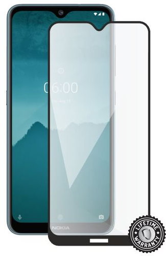Screenshield NOKIA 6.2 (2019) (full COVER, Black) - Glass Screen Protector - Main image
