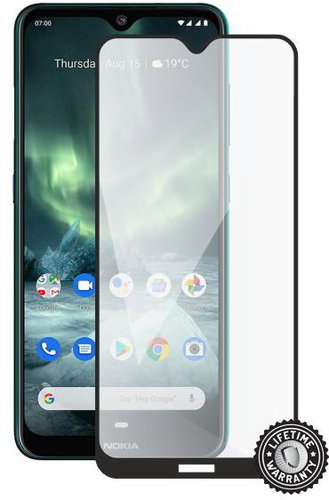 Screenshield NOKIA 7.2 (2019) (full COVER, Black) - Glass Screen Protector - Main image