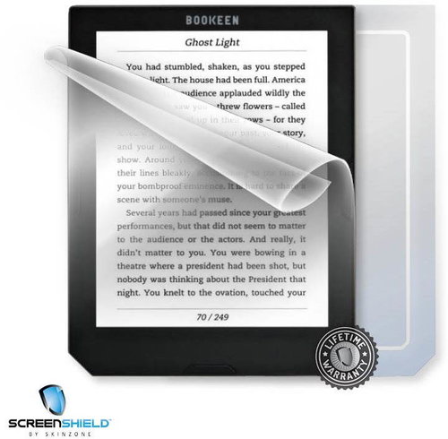 ScreenShield for Bookeen Cybook Muse Essential on all electronic eBook readers - Film Screen Protector - Main image